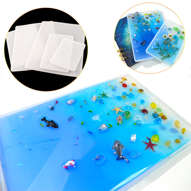 Notebook Resin Mold Silicone Jotter Epoxy Moldes De Silicona Manualidades  Jewelry Making Art Kit For Moldes